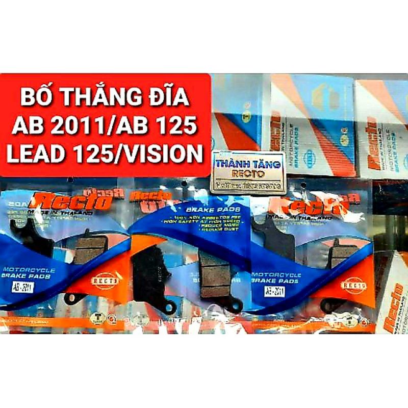 BỐ THẮNG ĐĨA AIRIBLADE 2011/AIRIBLADE 125/LEAD 125/VISION RECTO