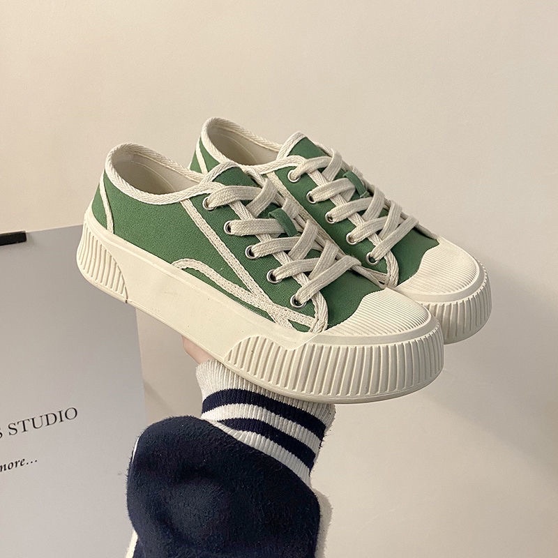 Giầy ba ta nữ 3 màu đen nâu xanh trẻ trung kiểu dáng thời trang Hàn Quốc êm chân Ulzzangshop520