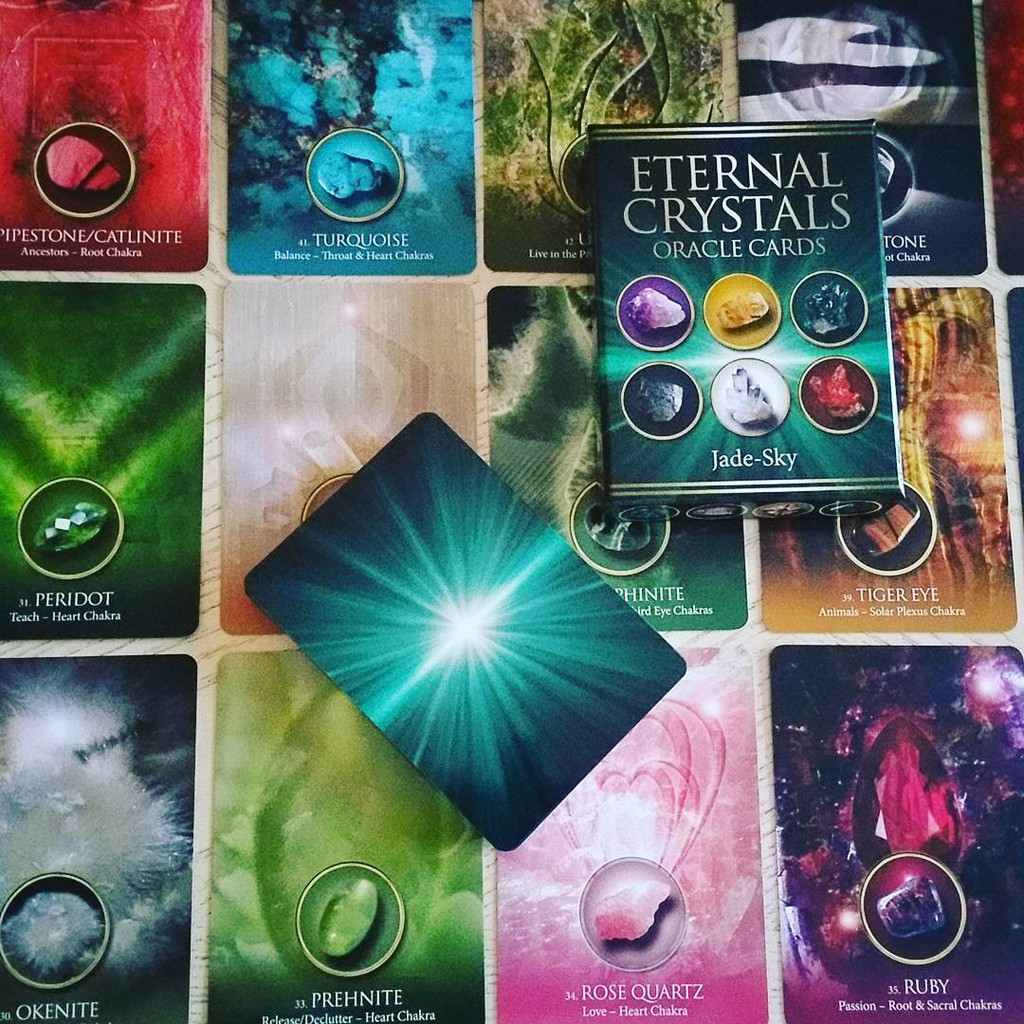 Bộ Bài Eternal Crystals Oracle Cards (Mystic House Tarot Shop) - Bài Gốc Authentic Chính Hãng 100%
