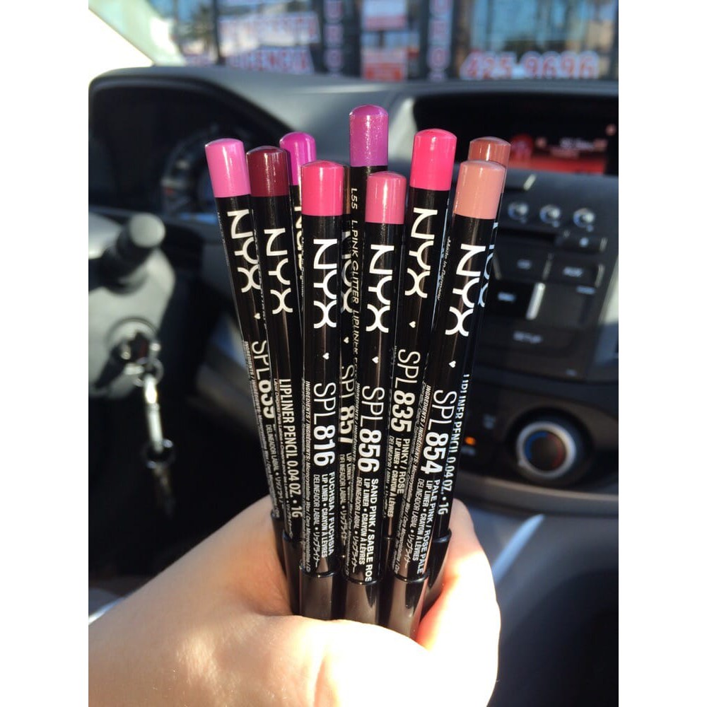 Chì kẻ môi siêu mảnh NYX chính hãng Slim Lip Pencil Nhiều Màu Sắc SPL