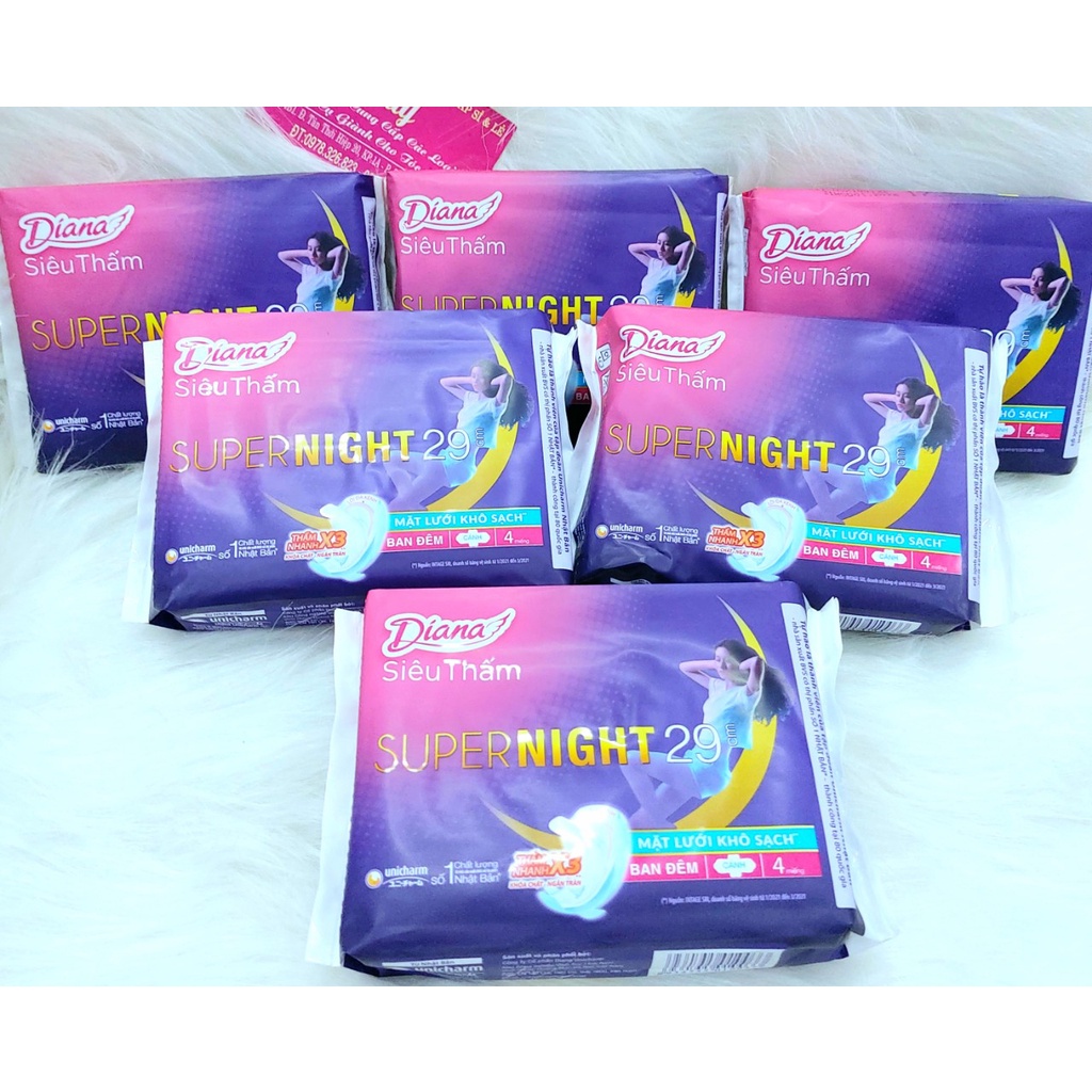 KoTex &amp; Diana -  Băng Vệ Sinh Phụ Nữ Siêu Thấm - Mát Lạnh - Thoải Mái Tự Tin.