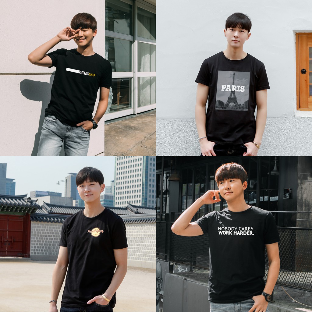 Áo Thun Unisex nam nữ đôi cặp chất cotton co giãn 4 chiều , áo phông cổ tròn ngắn tay hãng Pandy Jan Store