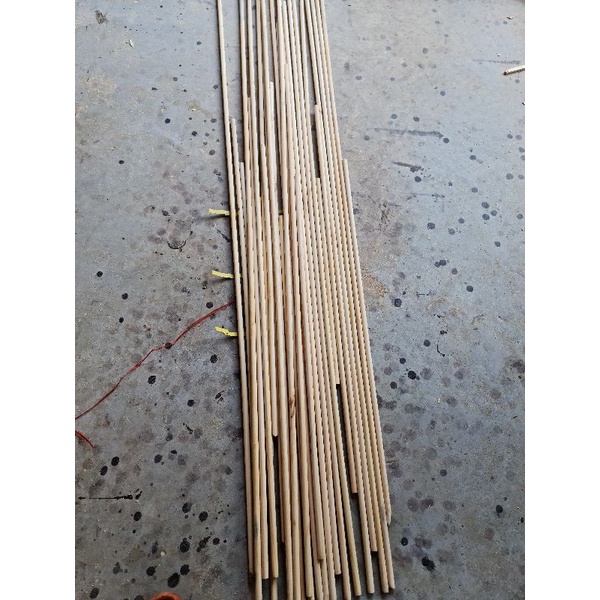 Thanh tròn gỗ thông đường kính 1.5cm Dài 1m_ 80cm _50cm _ 30cm _ 20cm - nhận đặt hàng SL  theo yêu cầu