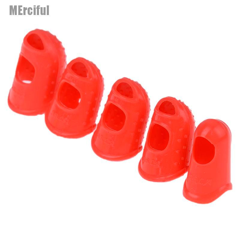 Set 5 Bọc Ngón Tay Silicone Bảo Vệ Khi Chơi Đàn Guitar
