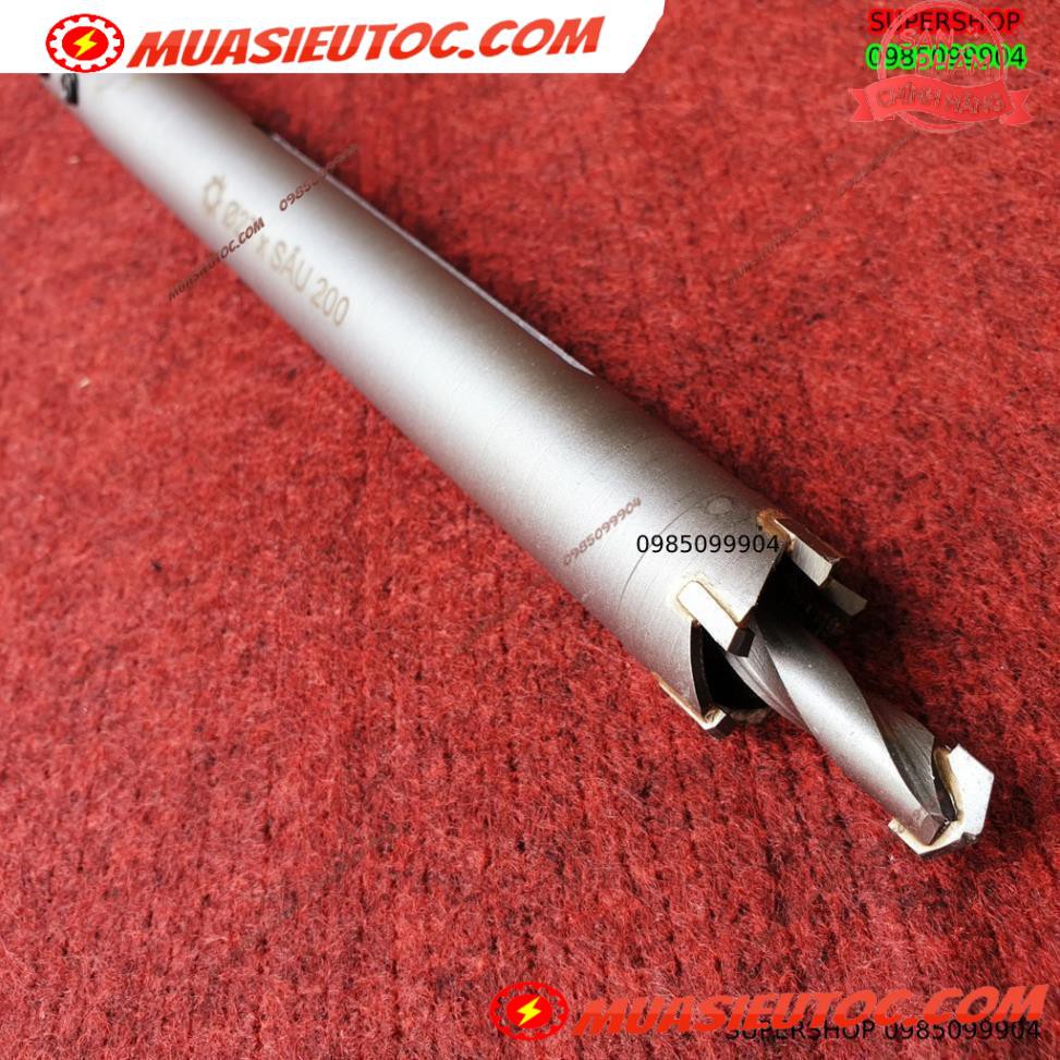 Mũi khoan rút lõi khoét tường gạch sâu Phi 27 x 200 mm không khoan bê tông, không khoan chế búa
