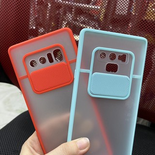 Ốp lưng Samsung Note 8 Note 9 viền dẻo màu bảo vệ camera