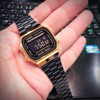 Đồng Hồ Unisex Casio A168WEGB-1BDF