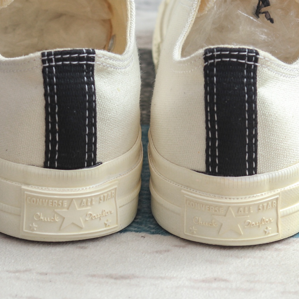 [ CHÍNH HÃNG ] giày sneaker CONVERSEE CDG WHITE