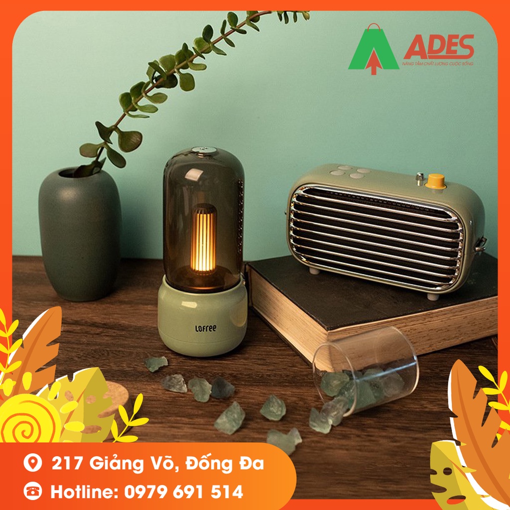 Bộ sưu tập Lofree Greenset Chilling - Đèn Chilling Lofree/Loa Bluetooth Lofree/Hộp Đá Thơm Aroma - Hàng Chính Hãng