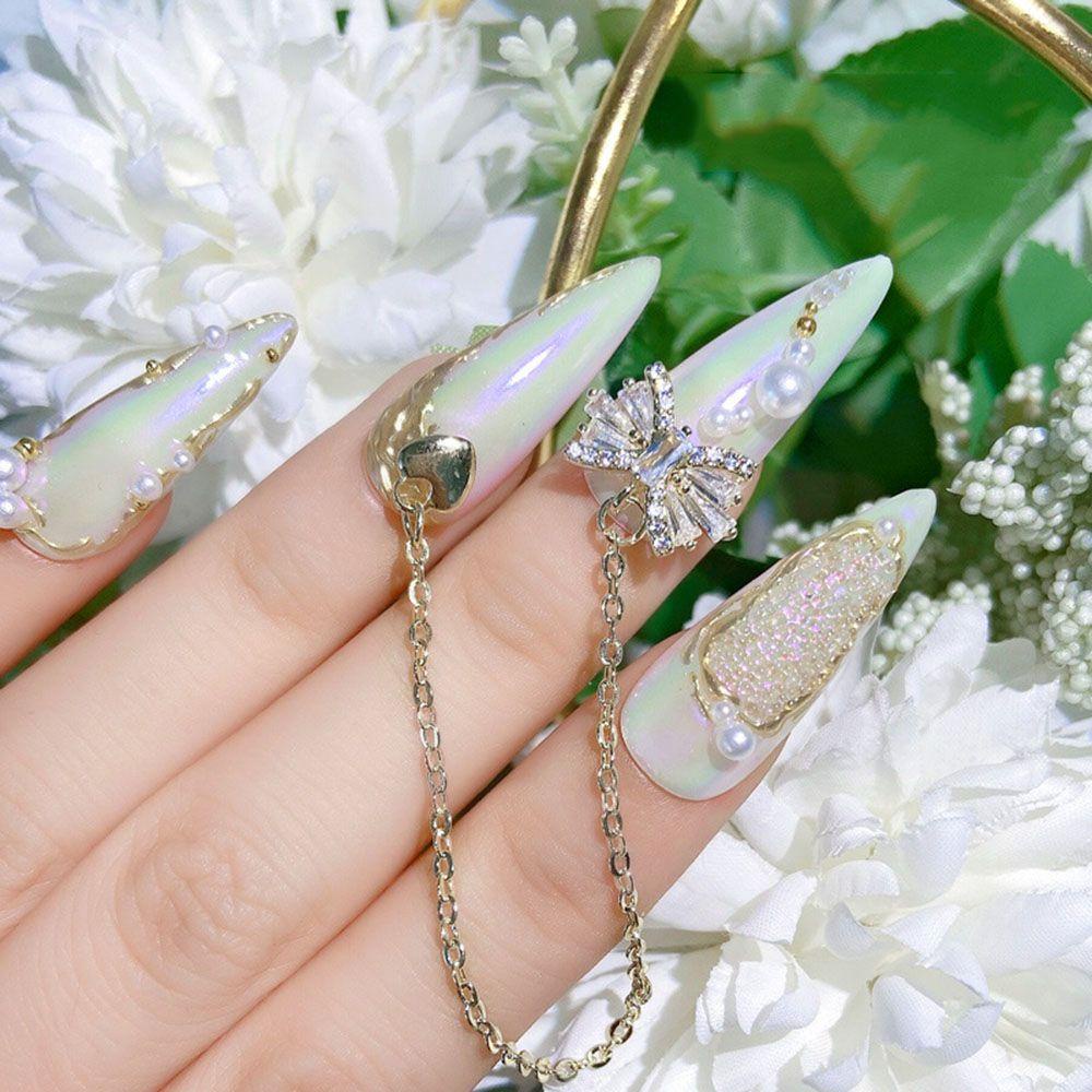 Phụ Kiện Trang Trí Móng Tay Hình Mặt Trăng Xinh Xắn|Vật Liệu Trang Trí Móng Tay Nghệ Thuật DIY