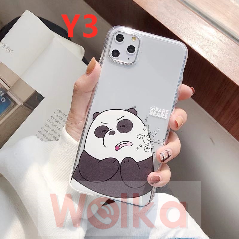 Ốp lưng hình gấu đáng yêu cho iPhone 12mini 12 Pro Max 11 11pro Max iPhone 6s 6 7 8 Plus X XR XS MAX Cute We Bare Bears | WebRaoVat - webraovat.net.vn