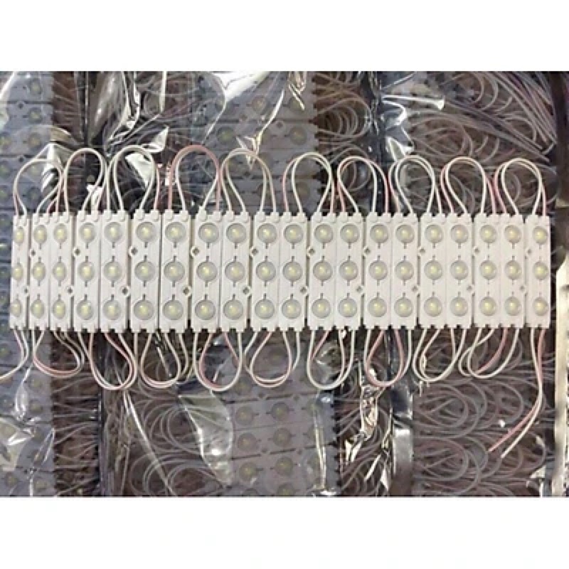 Bóng đèn led hắt 3 bóng 12v siêu sáng chống nước, đèn led 3 mắt 12v trang trí cửa hàng ngoài trời