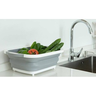 [SALE 50%] BỘ THAU THỚT ĐA NĂNG - GẤP GỌN -  THAU - RỔ - THỚT