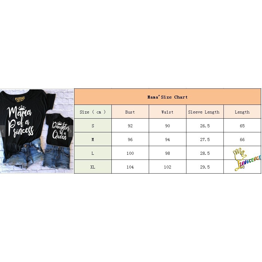 EII-Mom and Kids Short Sleeve T-Shirt Family Matching Clothes Couple Lover Tee Tops