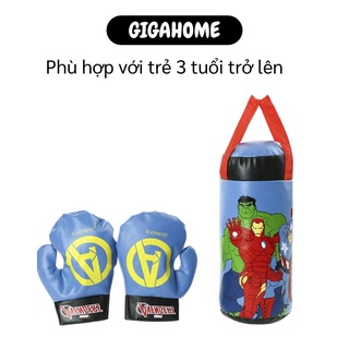 Bộ đồ chơi đấm bốc boxing gigahome tặng kèm bao tay hình người nhện cho bé - ảnh sản phẩm 3