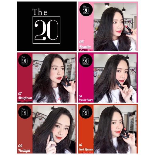 Son lì mềm The 20 Velvet Matte Lipstick