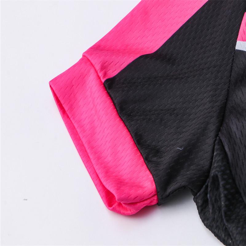 Áo Đua Xe Đạp Màu Hồng Đen Thời Trang Mùa Hè 2022 Dành Cho Nữ