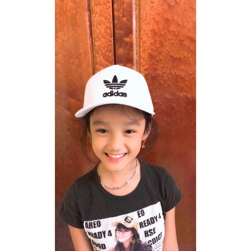 Mũ kid 2 màu trắng- đen hàng đẹp