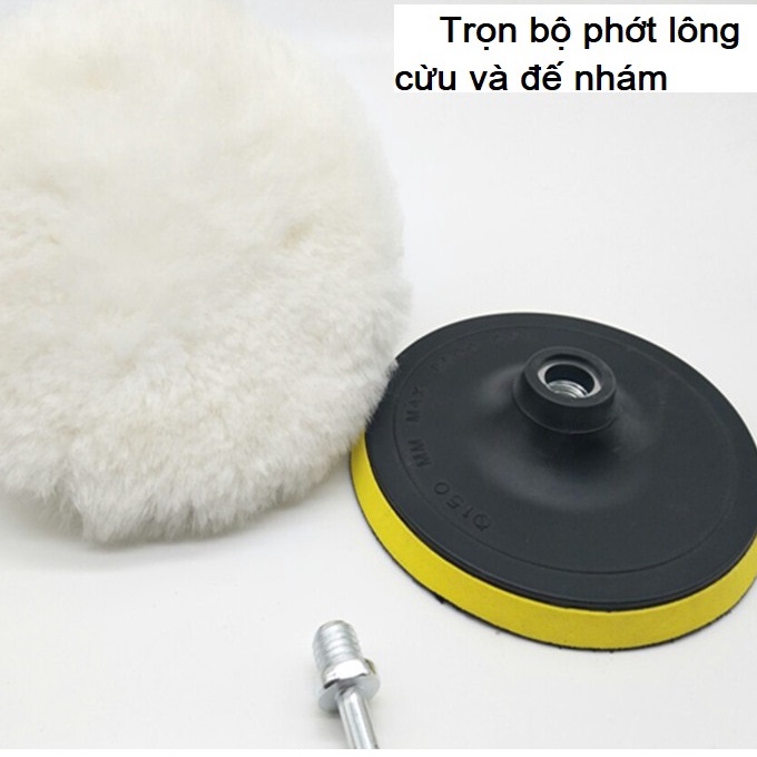 Phớt lông cừu loại dày đánh bóng Epoxy resin, đánh bóng ô tô xe hơi
