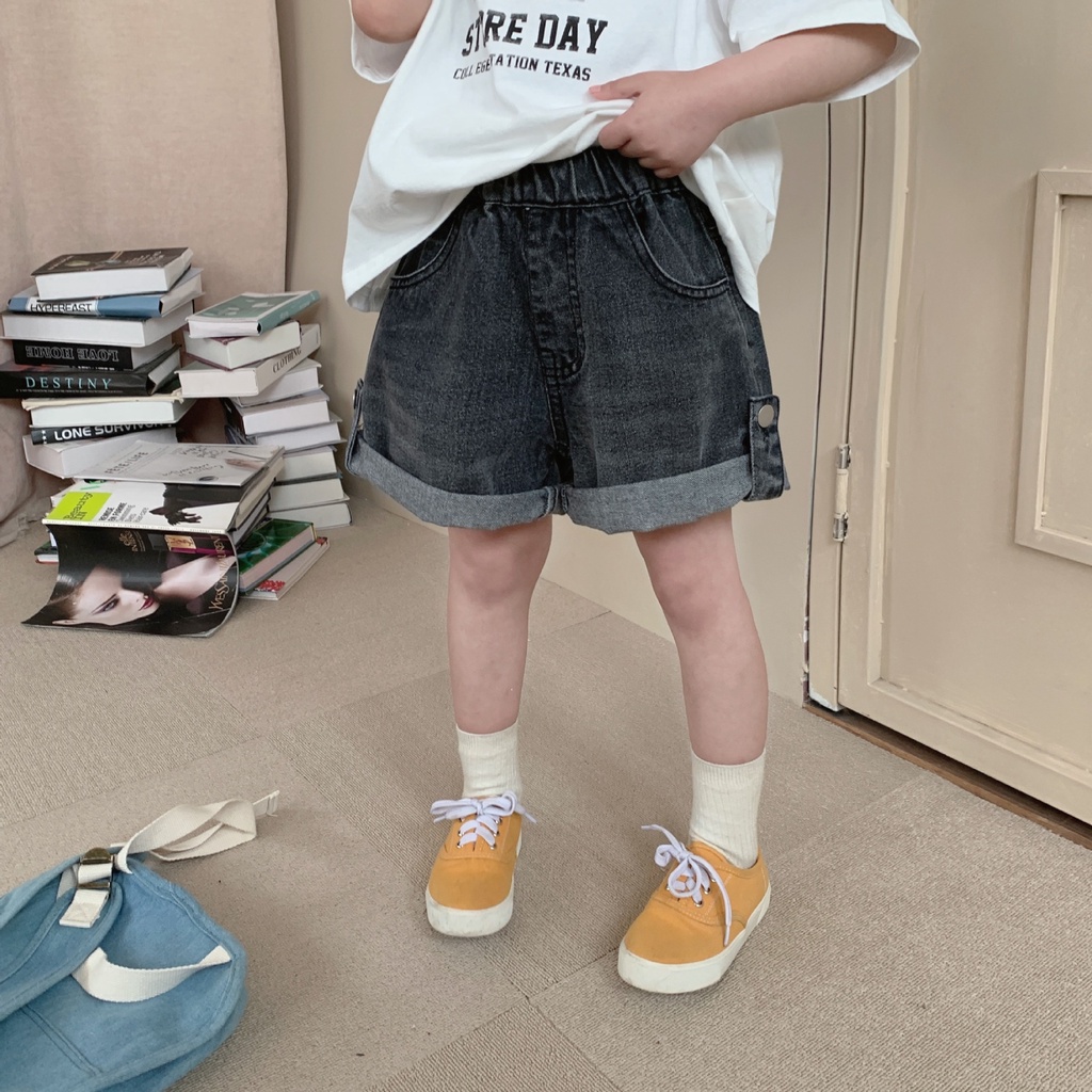 Quần đùi jean quần short jean bé trai , bé gái từ 7kg- 22kg QK20