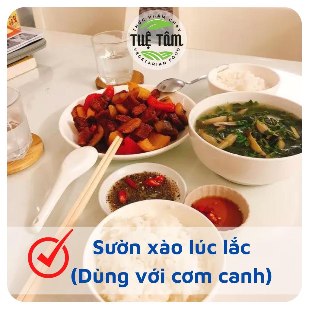 Sườn chay, sườn non chay hảo hạng phục vụ ăn chay (sườn non chay 1 kg loại dày). | BigBuy360 - bigbuy360.vn