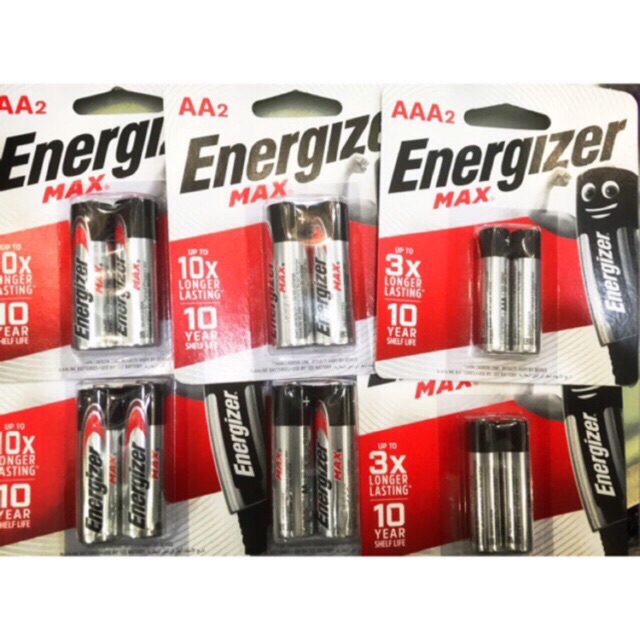 Pin Energizer đũa AAA, tiểu AA hàng chuẩn chính hãng