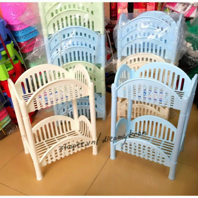 Kệ để đồ đa năng 2 tầng, 3 tầng nhựa Việt Nhật - Kệ để đồ nhà tắm