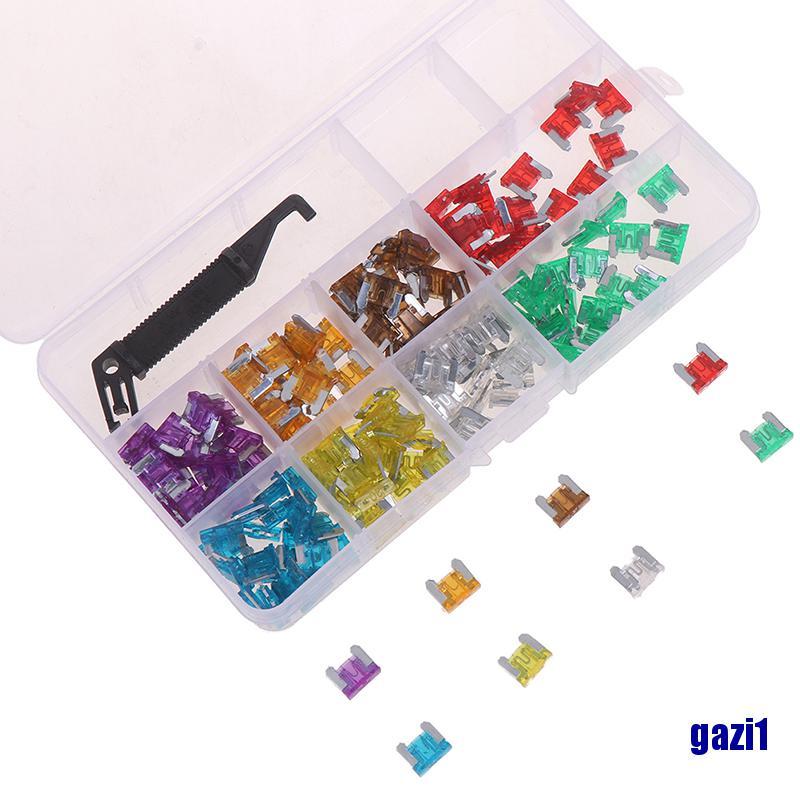 Set 100 Cầu Chì mini 3A5A7.5A10A15A 20A25A30A Chuyên Dụng