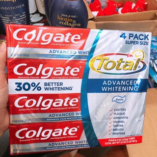 Kem đánh răng Colgate Advanced Whitening - Mỹ