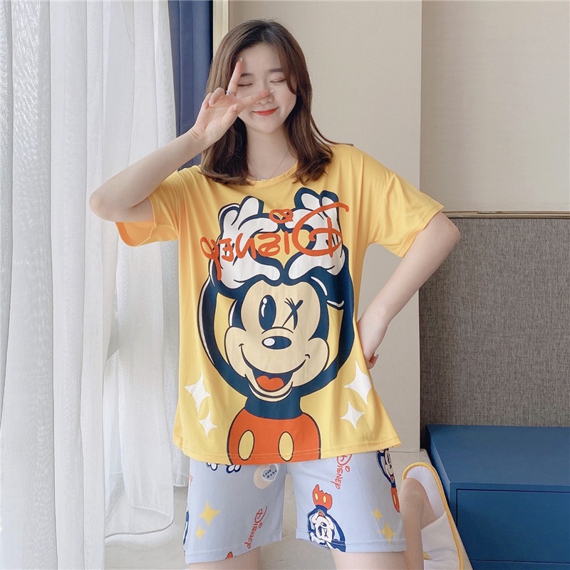 Đồ bộ nữ mặc nhà form rộng họa tiết siêu cute dễ thương - CTN5