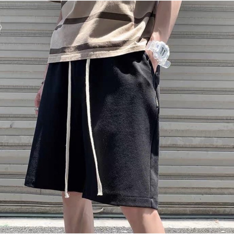 Quần Short Thun Nam Nữ Trơn Unisex Hot Trend 2021