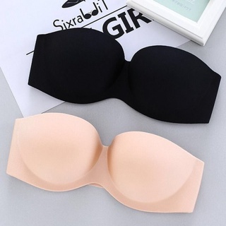 Áo Ngực Không Dây, Áo Lót Nữ Cúp Ngang Mút Mỏng, Không Gọng Mặc Đầm Hở Lưng ZANA BRA A218