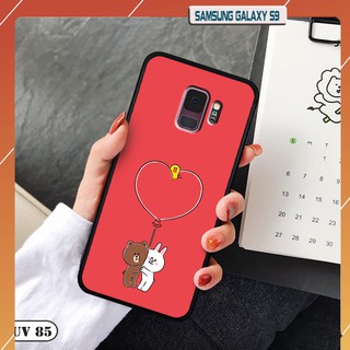 Ốp Samsung Galaxy S9 - lưng nhám viền dẻo ngộ nghĩnh
