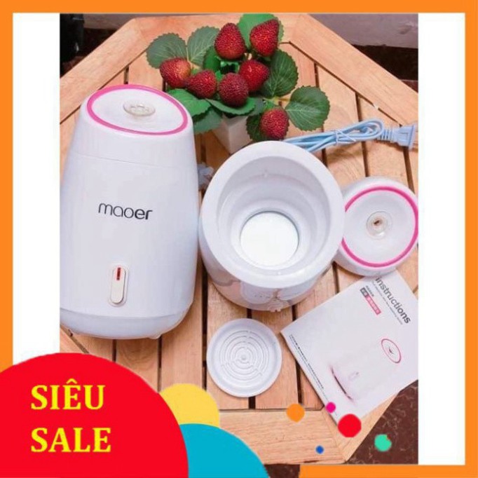 Giảm Giá MÁY XÔNG HƠI MẶT THẢO DƯỢC, HOA QUẢ TỰ ĐỘNG 2 IN 1 MAOER -Shop Uy tín