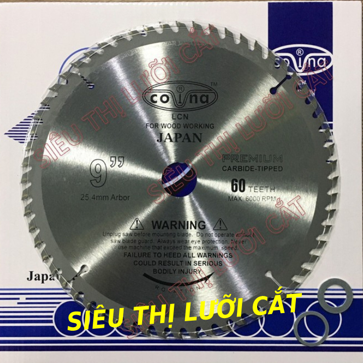 Lưỡi Cắt Gỗ Covina 230-60 Răng - Lưỡi cưa gỗ cầm tay chính hãng giá rẻ