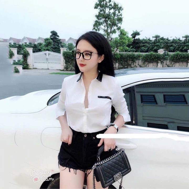 Gọng kính nam nữ hàn quốc chất liệu nhựa dẻo cao cấp mắt vuông giả cận