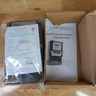[HCM] Công tơ điện tử 1 pha GELEX CE-38