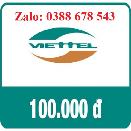 Combo Thẻ Cào Viettel 50K + 100K