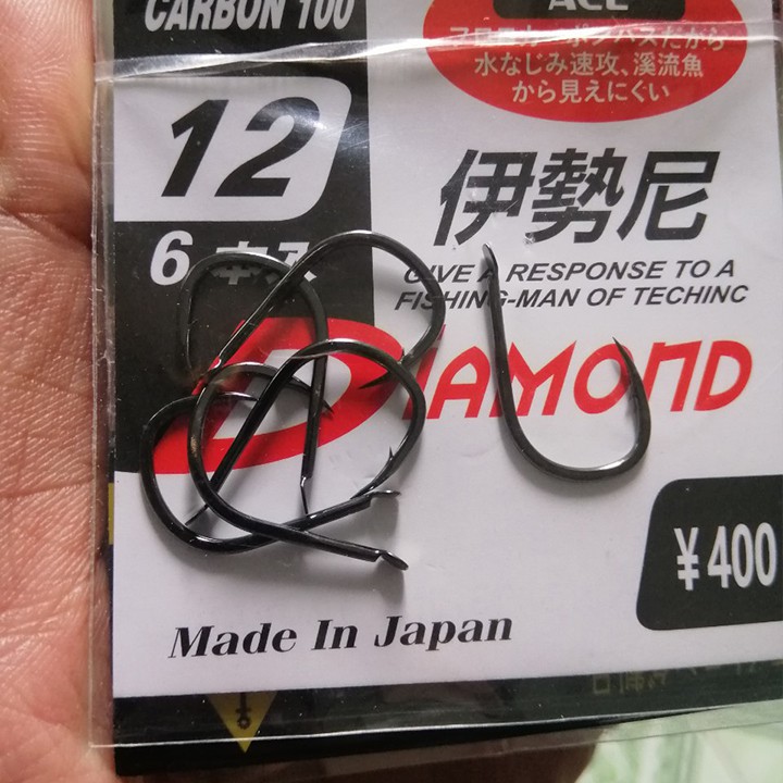 Lưỡi Câu Cá có Nghạnh Diamond Nhật Bản LC-10