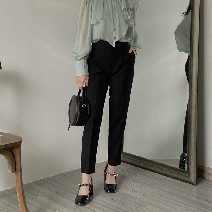 QUẦN TÂY BAGGY DẤU ĐAI_QD187