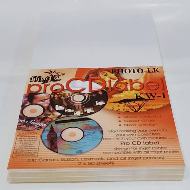 Đĩa Cd + Cd + Nhãn Dán Hình Thần Kỳ 50lbr-sticker