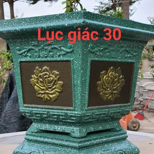 Khuôn đúc chậu cảnh lục giác 30 cao 22