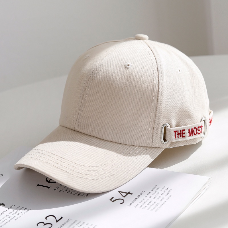 Nón Lưỡi Trai Mềm Thêu Chữ Phong Cách Hàn Quốc Cho Nam Và Nữ