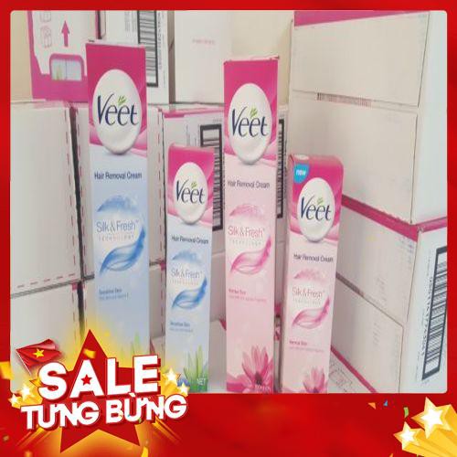 ( Chính hãng ) Kem Tẩy Lông 5 Phút Sạch Lông Đến 28 Ngày - Veet 100ml & 200ml