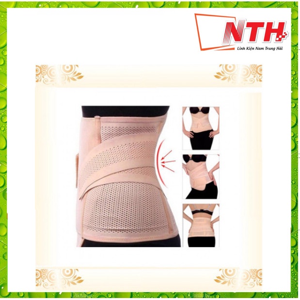 Gen Nịt Bụng Định Hình Eo Thon 2 lớp Thun
