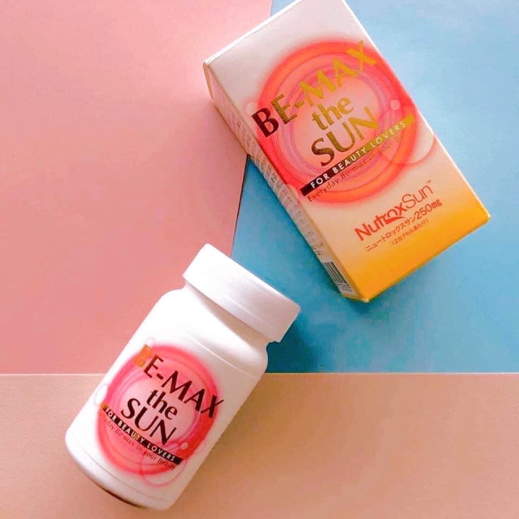 NutroxSun Be-Max The Sun - Viên Uống Chống Nắng Nhật Bản Hộp 30 Viên