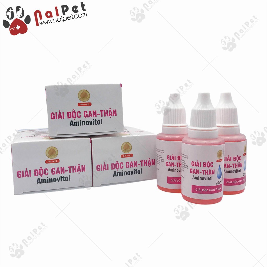 Dung Dịch Uống Giải Độc Gan Thận Tăng Cường Hệ Miễn Dịch Aminovitol Wins Group 20ml