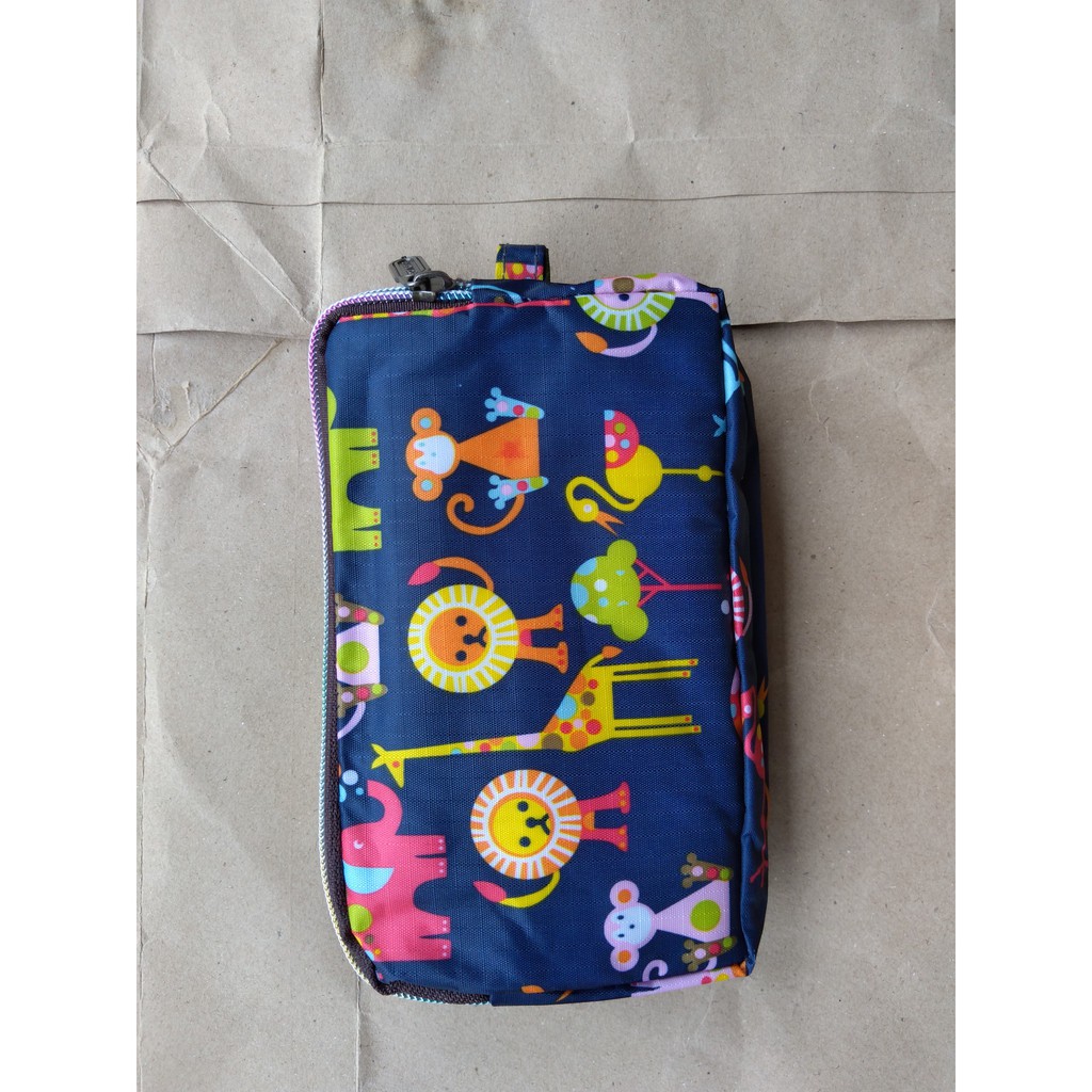 Ví cầm tay 3 ngăn vải dù