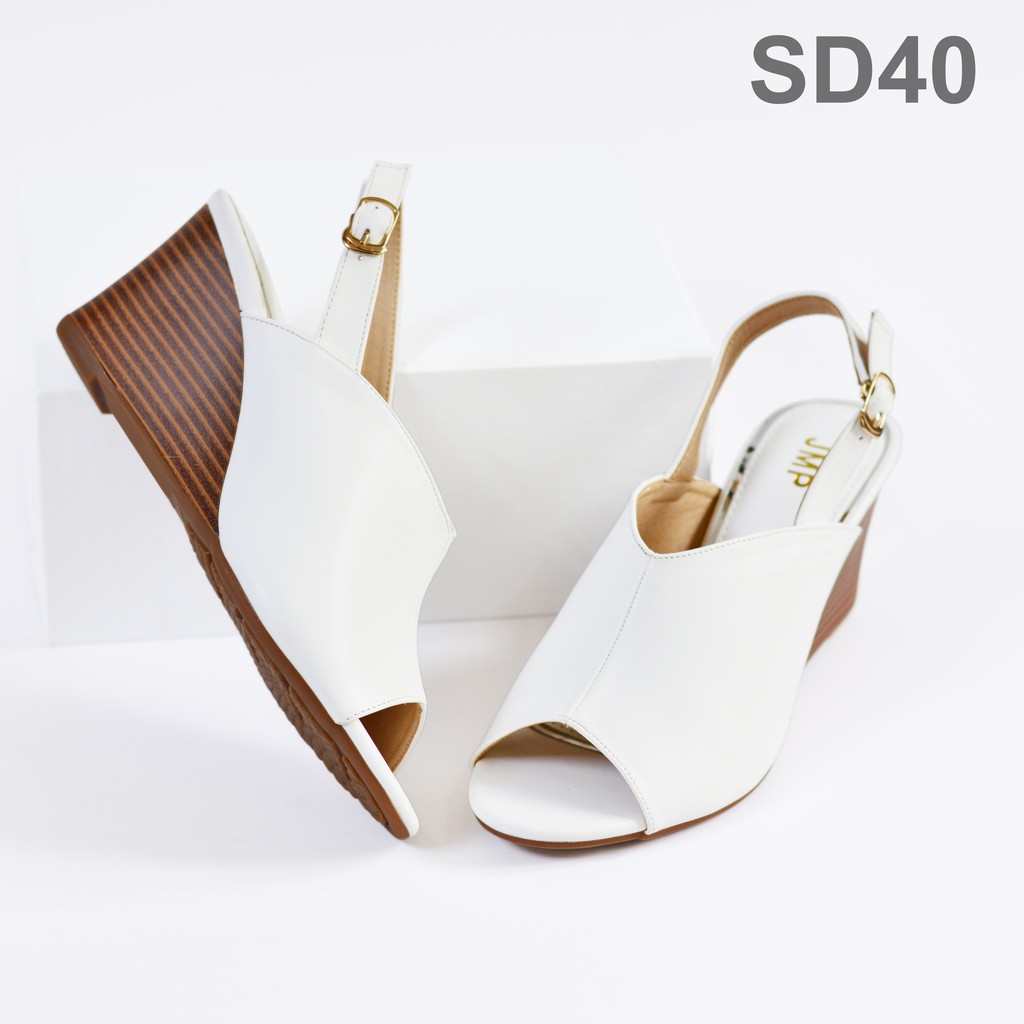 Sandal Nữ Đế Xuồng Cao 7cm - JMP - Da Mềm Mại - SD40