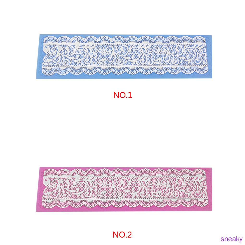 Khuôn silicone tạo hình ren hoa dành cho trang trí bánh kẹo